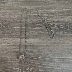 Herkimer Diamond Necklace “Clarity” Wings Hawaii Paia Maui Artisan 925 Silver